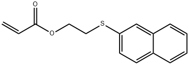 SINOMER® OM258 is a Refractive index 1.623 mercapto optical monomer with high refractive index and high reactivity. It is suitable for optical materials, lens materials, electronics, coatings and adhesives.2-Naphthalenylthioethyl acrylate;2-Propenoic acid 2-(2-naphthalenylthio)ethyl ester;NTEA CAS No: 897049-32-0