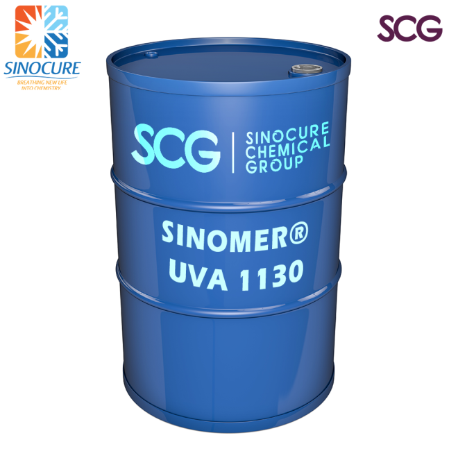 SINOMER UVA1130 is a multifunctional pure acrylate that improves the adhesion of the coating to the substrate and its resistance to water boiling.